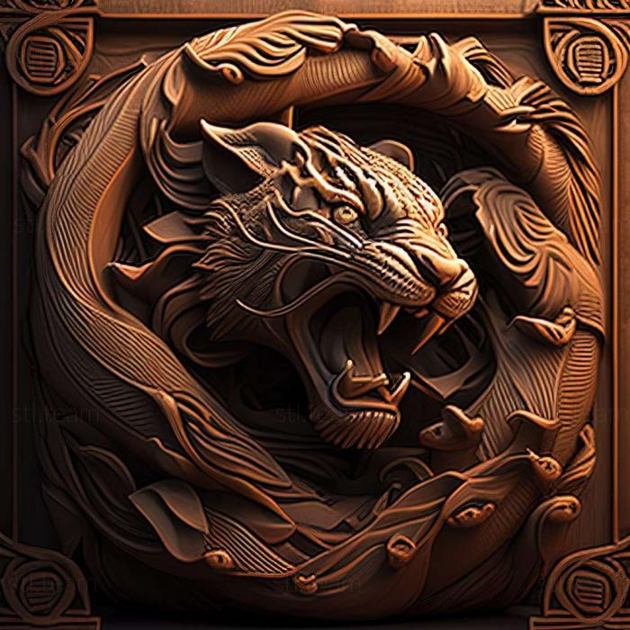 3D model Tai Fu Wrath of the Tiger game (STL)